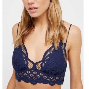 Navy Lace Bralette
